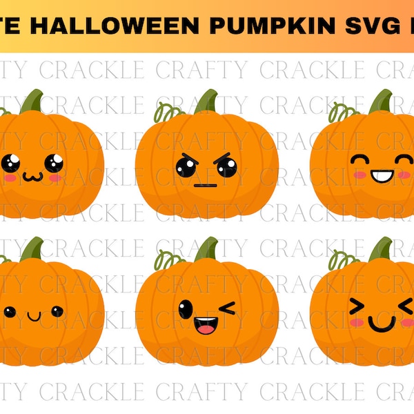 Cute Pumpkin SVG, Cute Halloween SVG, Halloween SVG, Pumpkin svg, Pumpkin clipart, Halloween clipart, cute ghost svg, ghost svg, october svg