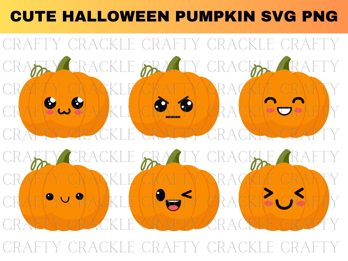 Halloween Clipart. Cute Halloween SVG Graphic by shishkovaiv
