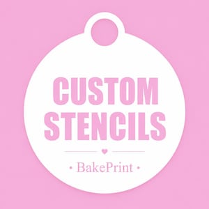Custom Baking Stencil: Reusable Bread, Cake, Cookie Decor
