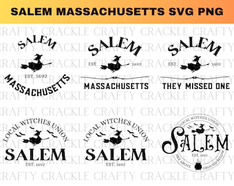 Salem Witches Union SVG: Halloween Cricut & Sublimation (Digital Download)