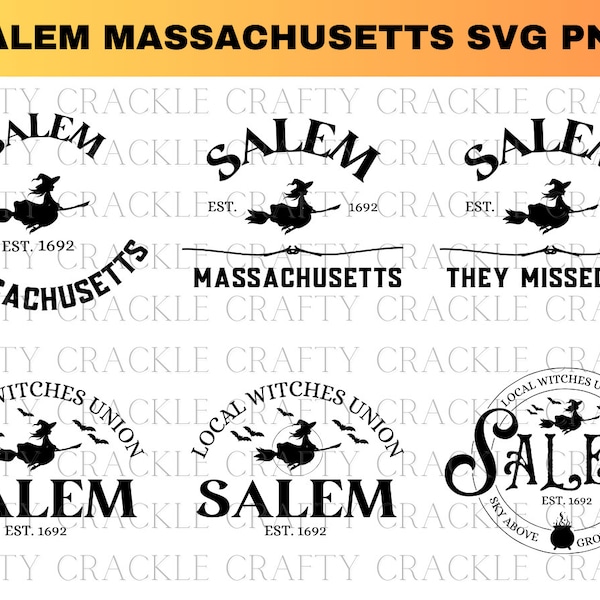 Salem Massachusetts SVG, Salem Witches SVG, Salem Witches Union SVG, witches svg, halloween svg, halloween cricut and sublimations svg