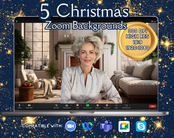 Weihnachten Zoom Hintergrund, Zoom Hintergrund, Virtueller Hintergrund