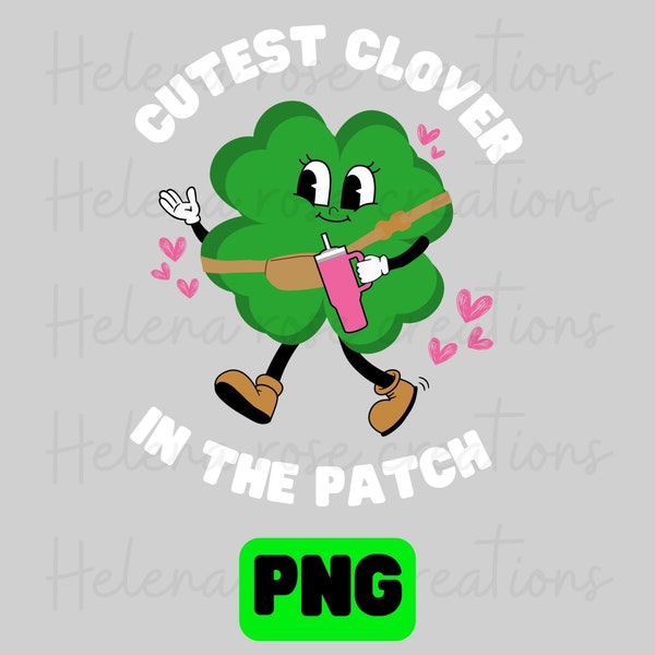 St Patricks png, Heart png, Clover png, Love png, 4 Leaf Clover png, Four Leaf lover png, Girly, Trendy, St Pats png, Valentines png, Pink