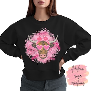 Highland Cow Valentine Png, Giovenca Valentine Png, Giorno di San Valentino Png, Amore Cow Valentines Day Png, XOXO PNG, Country Western PNG