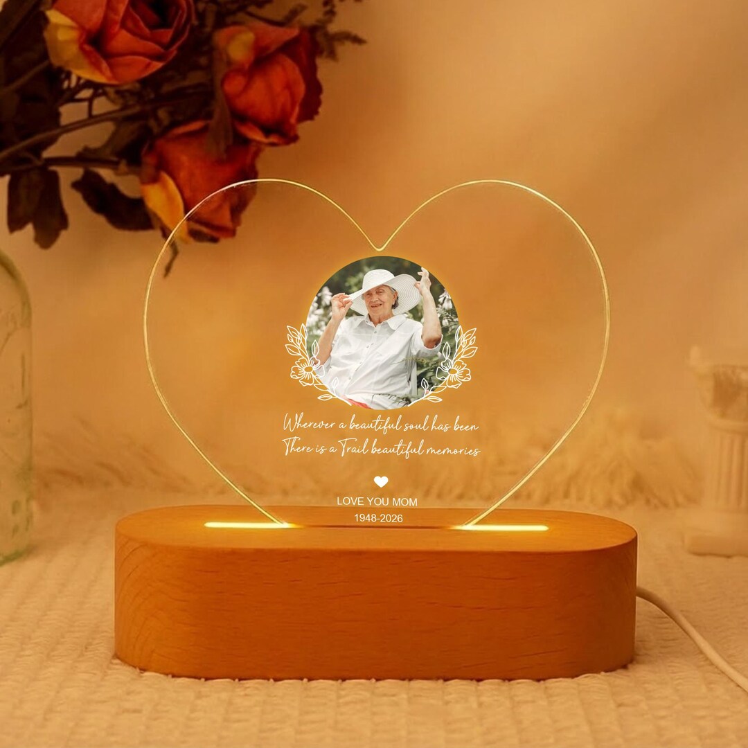 Personalized Mother Picture Frame Memorial Gift Customized Plaque 