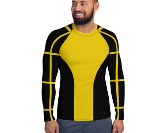 Compression T-shirt for Men with long sleeves - Orville Gold