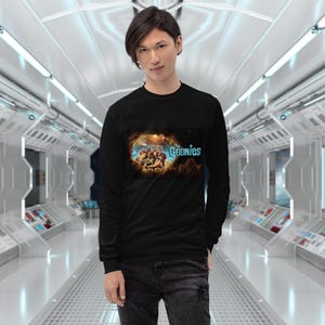 The Goonies - T-shirt Unisexe à Col Rond et Manches Longues imprimé recto