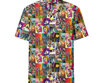 Camisa con botones unisex - Estilo hawaiano - The Beatles