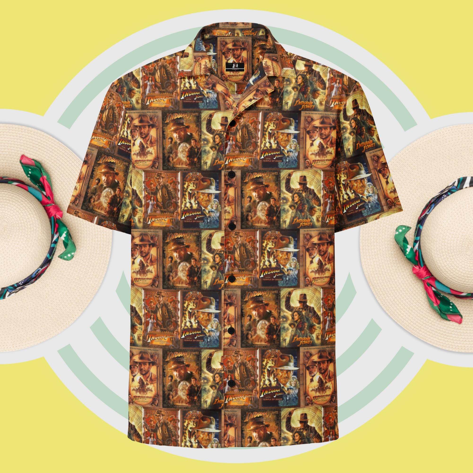 Indiana Jones - Hawaiian Shirt Aloha Short Sleeve - Posters of All
