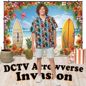 Invasion (DCTV CrossOver) - Hawaiian Shirt Aloha Short Sleeve - Gift Idea, Vintage Style, Men&#39;s Women&#39;s Kids Fashion