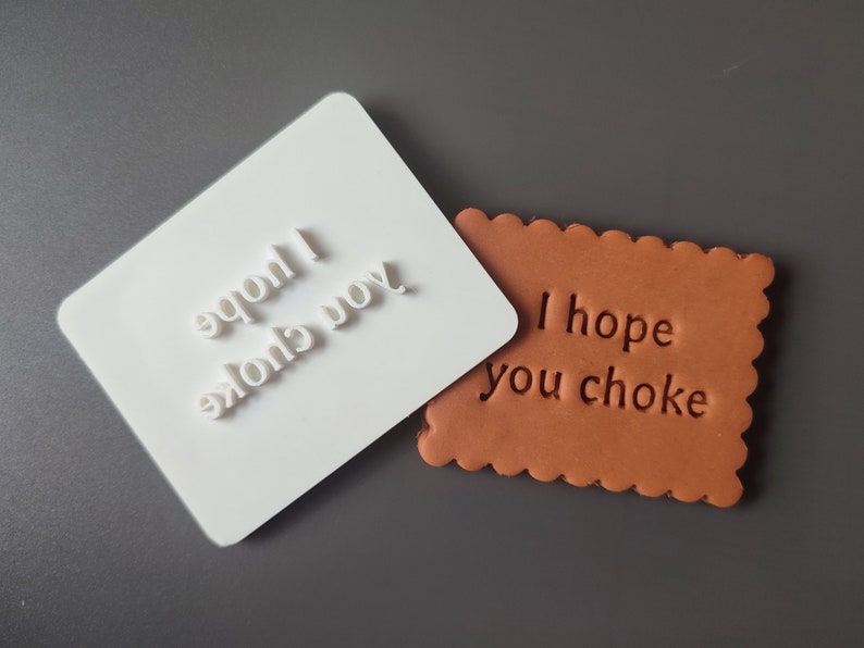 1R Funny Vulgar Adults Rude Divorce Biscuit Stamp Fondant Cake