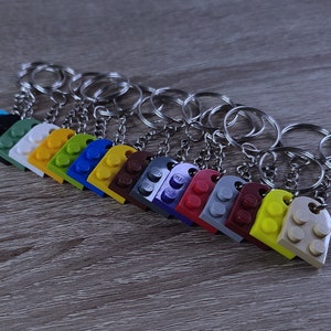 Authentischer LEGO-Herz-Schlüsselanhänger aus LEGO-Steinen, handgefertigt, Geburtstag, Hochzeit, Muttertag, Liebe, Schlüsselanhänger, Paar, Freundschaft, Geschenk Bild 9