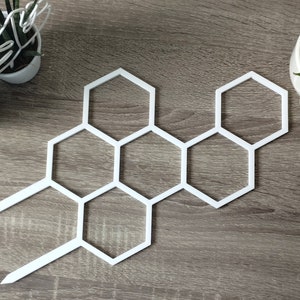 Miele Trellis / Plant Trellis / 3d Printed / Honeycomb / Plant Frame / Plant Support / Plant Accessories /For Monstera Hoya Pothos