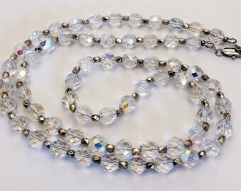 Necklace made of vintage Czech beads