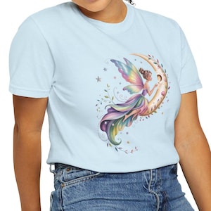 Fairy Shirt - Light Aesthetic Unisex T-shirt, Magical Fairy Tee, Believe Top, Sparkly Comfort Colors, Airy Vibes, Family Apparel, Fairycore
