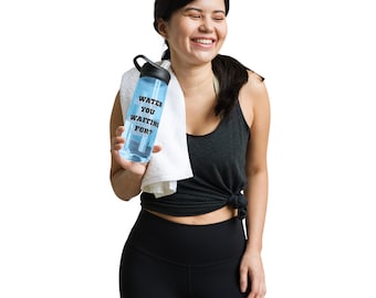 Motivational Sports Water Bottle: Eco-Friendly Gym Hydration (25 oz)