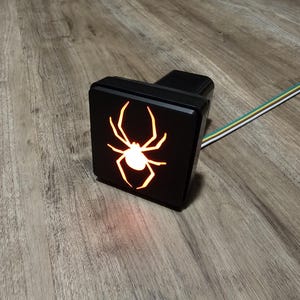 3D-geprinte led-spinhaakafdekking – Creepy & Cool Arachnid-aanhangerremlicht