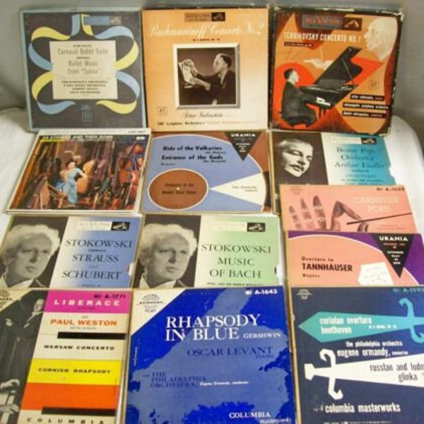 Lot of Orchestra / Symphony / Big Band 12" Vinyl Record Variety Pack