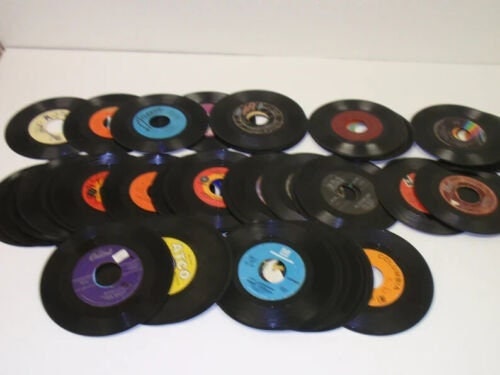 Lot of Popular Artists 7" Vinyl Records (45s) Variety Pack