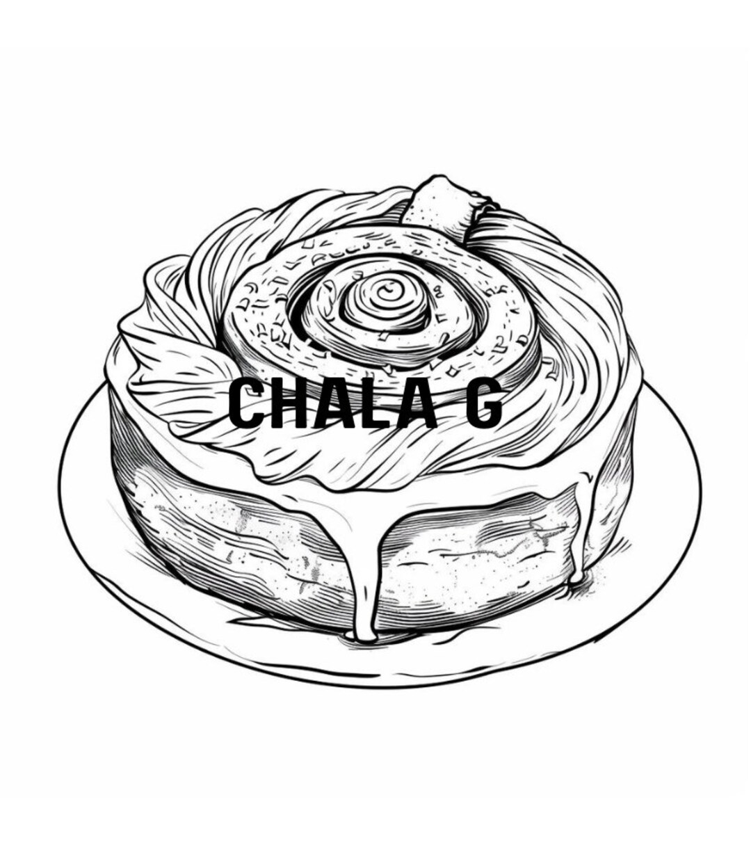 20 Cinnamon Roll Coloring Pages for Kids or Adults - Etsy
