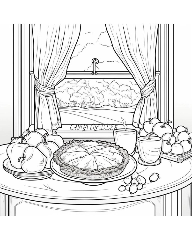 50 Fall Farm Coloring Pages for Kids or Adults Etsy