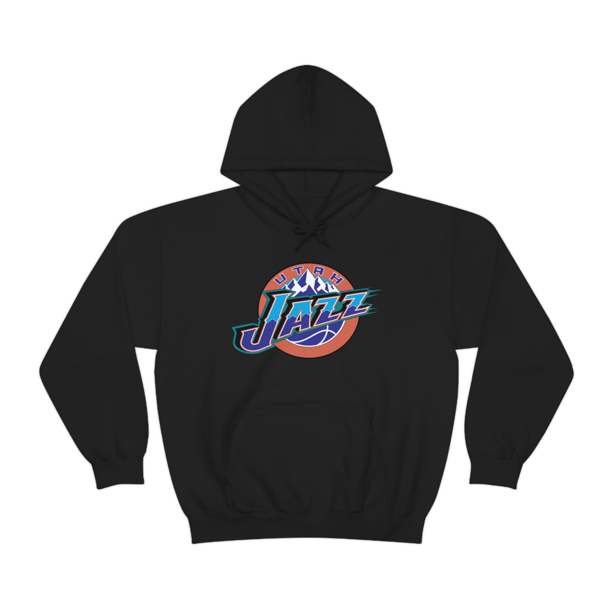 Vintage Utah Jazz Throwback Hoodie 1996 2004 Etsy