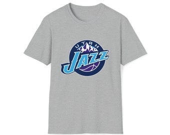 Vintage NBA Utah Jazz Logo Shirt 2004-2010