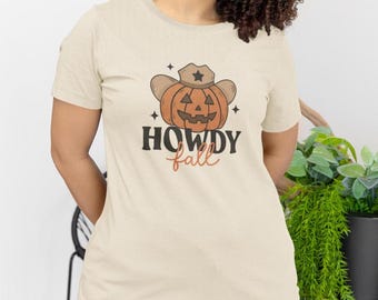 Cute Howdy Fall Halloween Sweatshirt/Hoodie, Womens Halloween Shirt, Cute Fall Shirt, Spooky Season Shirt, Gift For Halloween