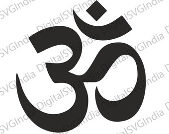 Om Yoga Mantra SVG, Meditation Namaste Schnittdatei (Digitaler Download)