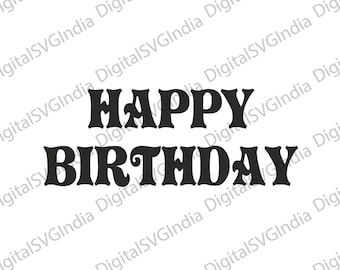 Alles Gute zum Geburtstag SVG, Geburtstag Shirt Design (Digitaler Download)