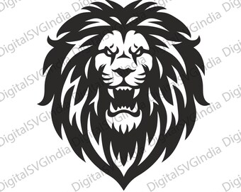 サングラスをかけたライオン SVG、ライオンの頭 SVG、ライオンのメガネ