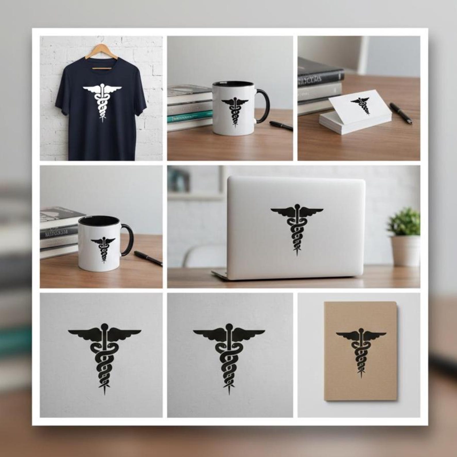 Caduceus SVG | Medical Symbol Cut File (digital Download) - Etsy
