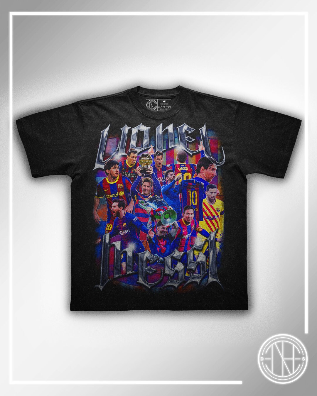 Lionel Messi / Fc Barcelona Pirate Shirt Design. Retro 90s - Etsy