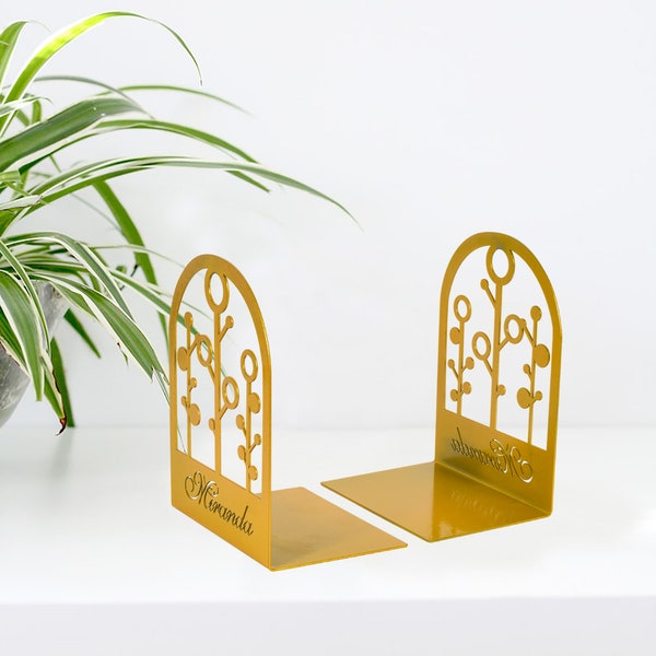 Metal Book Ends - Etsy