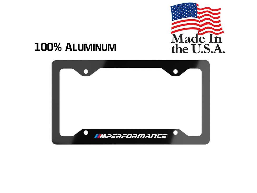 BMW M Performance Metal License Plate Frame - Etsy