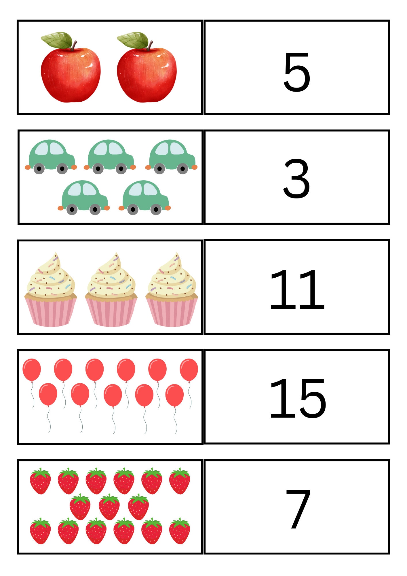 Counting to 20 Domino Activity, DIGITAL, Printable - Etsy