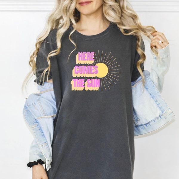 Here Comes The Sun Granola Girl Top Selling T shirts Preppy Stuff Top Sellers Boho Clothing Comfortcolors Coconut Girl Ocean Inspired Style