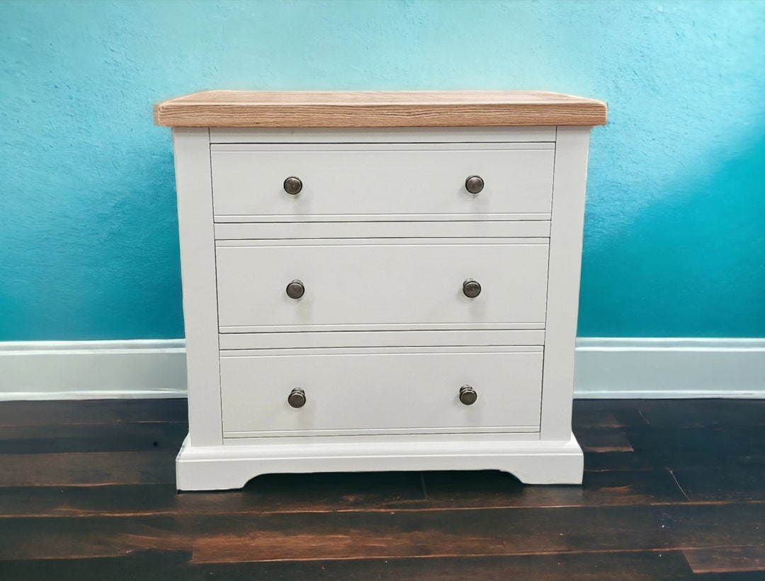 Grofurniture Painted Small Chest of Drawer 3 Drawer Chest Etsy