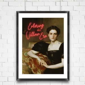 Altered Classical Art, Artful WallArt Print, Mental Health Selfcare, Dark Academia Vintage, Decorative Wall Print, Classical Art Poster