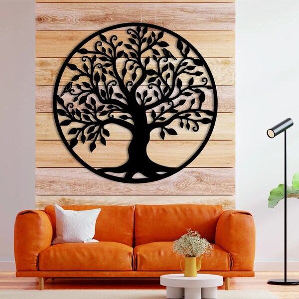 Metal Wall Art Decor Tree of Life Etsy Canada