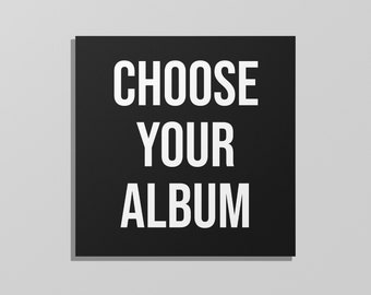 Custom Album Cover Posters - Choose Any Album Cover - Custom Square Album Poster, High Quality Print