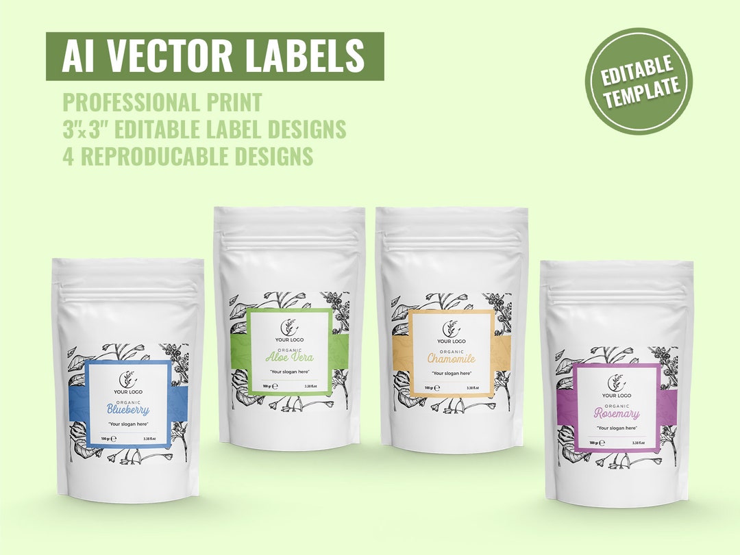 Image 3 for Adobe Illustrator Label Template