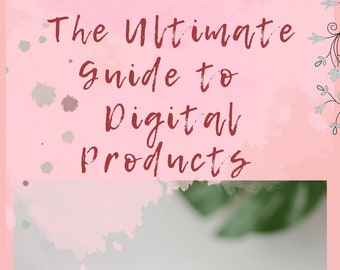Etsy Shop Planner: Sales Challenge & Website Guide (Digital Download)