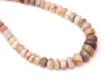 Australian Opal Rondelle Beads: Jewelry Making Gemstone Strand (16 Inches)
