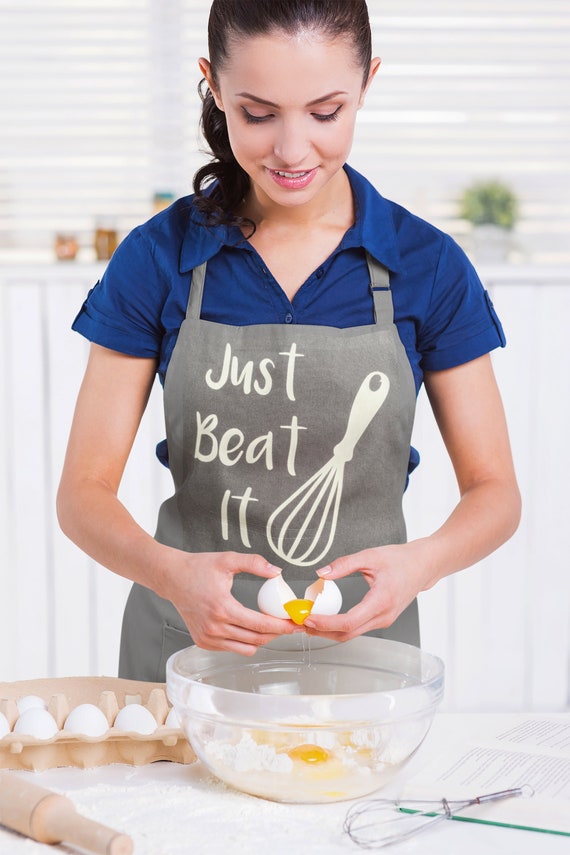 When Mom is Cooking Kitchen Apron with Pocket Gift Funny Humor