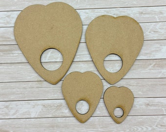 Mdf planchette shapes, mixed media wooden craft shapes to paint, altar decoration, pagan wiccan junk journal embellishments craft blank