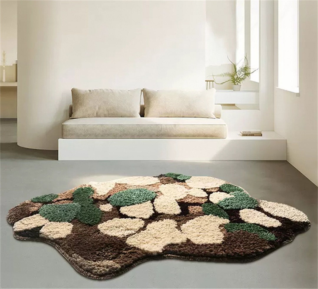 Soil & Moss Tufting Mat Handmade Tufted Mat Boho Chic Rug Etsy