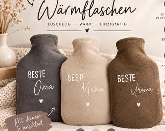 Personalisierte Wärmflasche | Geschenk |
