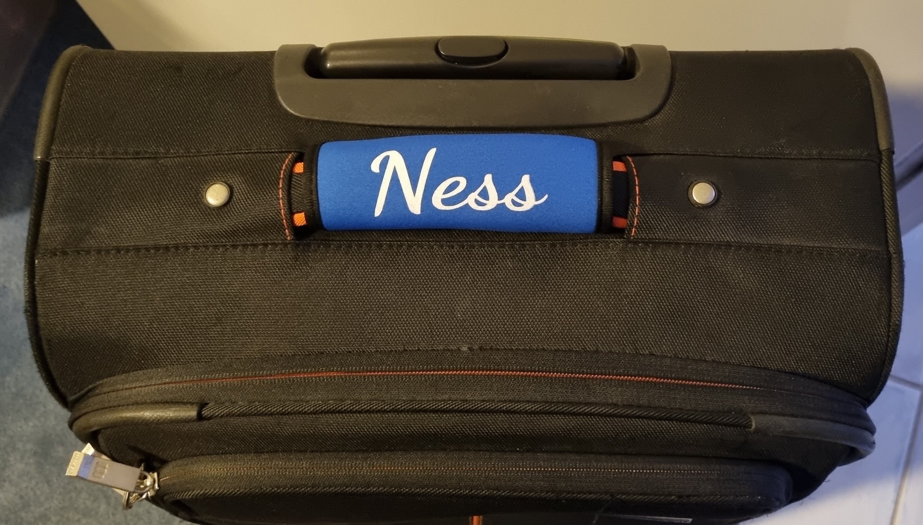 Personalised Luggage Identifier Tag Handle Wrap Luggage Tag Etsy