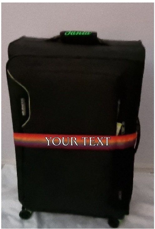 1pcs Adjustable Rainbow Luggage Belt Suitcase Strap for Safe
